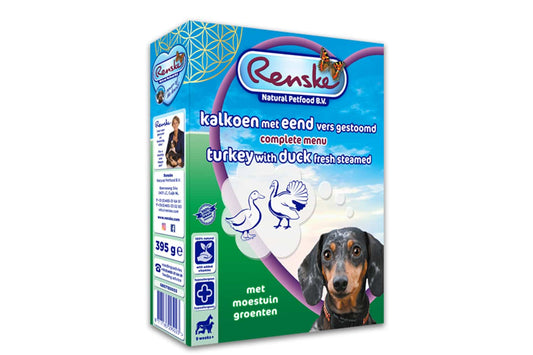 Renske gestoomd Kalkoen met Eend 395 gram